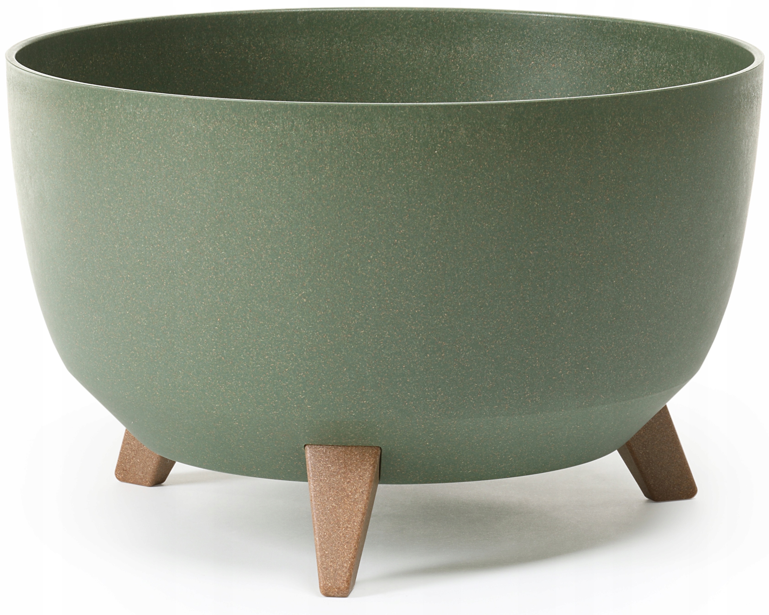BratGO kvetináč 40 cm x 40 x 25 cm priemer 40 cm plastové odtiene zelenej